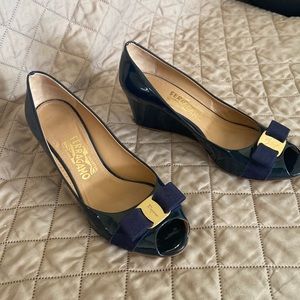 authentic Ferragamo Wedge